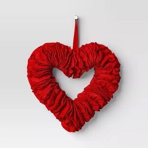 Felt Heart Valentine's Wreath - Threshold